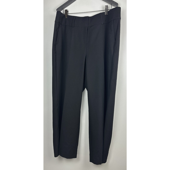NWT Lane Bryant Perfect Drape High-Rise Wide Leg Pants Black Plus Size 20 Office - Picture 14 of 14